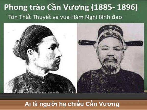 Ai là người hạ chiếu Cần Vương